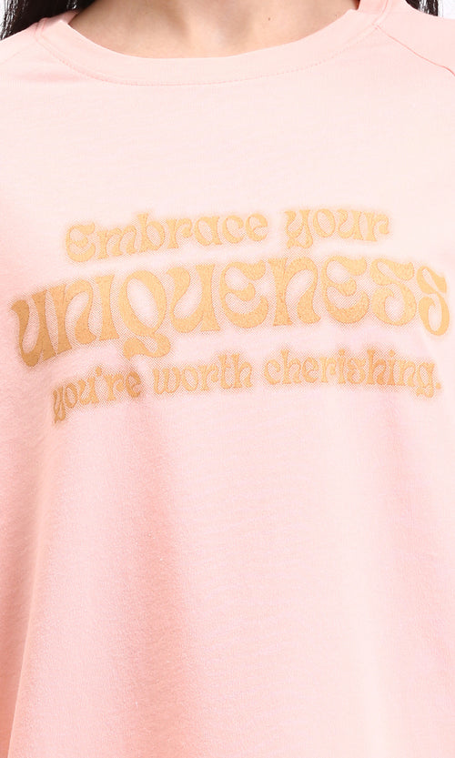 R208518 - Slip On Printed Relaxed Long Tee - Simon