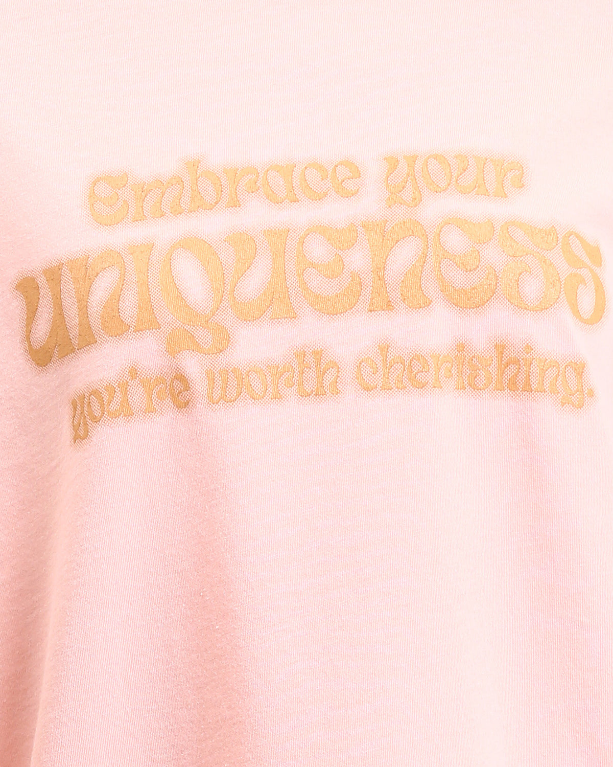 Ravin Oversized Graphic Tee – "Embrace Your Uniqueness" - Simon - R208518