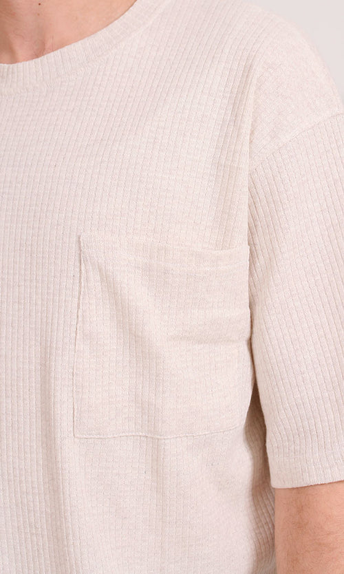 R208539 - Wayvile Pocket T-Shirt - Beige