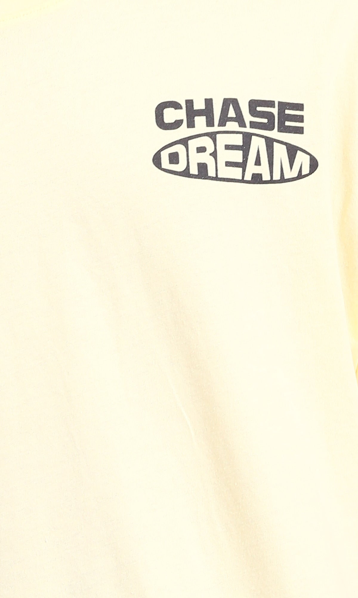 R208551 - Front & Back Print Cotton Tee - Light Yellow