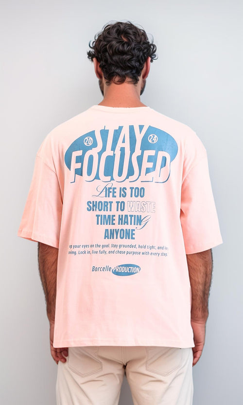 R208557 - Slip On Printed Cotton Long Tee - Light Simon