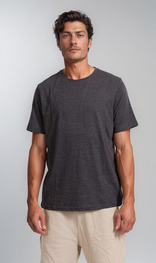 R208590 - Single Jersey Basic T-Shirt - Charcoal