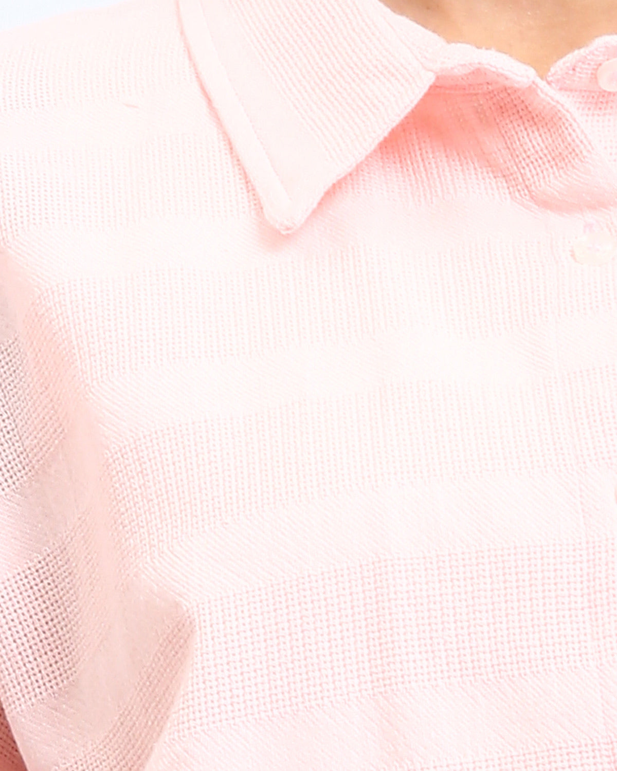 Ravin | Women’s Boxy Pastel Slub-Stripe Shirt - Light Simon - R208598