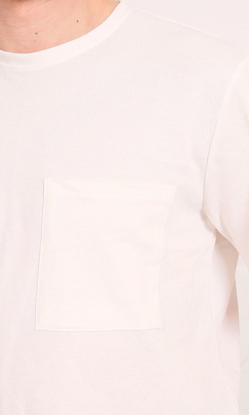 R208742 - Classic Pique Polo Shirt - Off-White