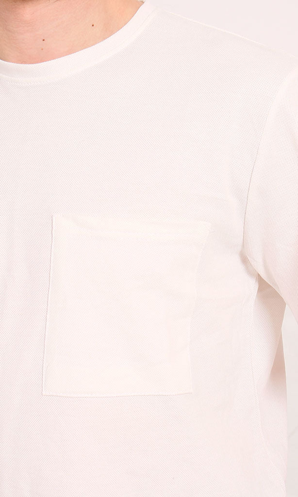 R208742 - Classic Pique Polo Shirt - Off-White