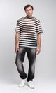 R208750 - Straight Leg Jeans with Wash - Black
