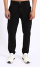 R208752-Straight Leg Cotton Casual Jeans - Black