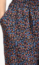 R208765 - Colorful Floral Slip On Pants - Multicolor