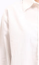 R208768 - Solid Long Sleeves Shirt with Front Pocket - Off-White