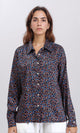 R208771 - Colorful Floral Long Sleeves Shirt - Multicolour