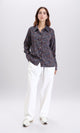 R208771 - Colorful Floral Long Sleeves Shirt - Multicolour