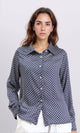 R208772 - Patterned Turn Down Collar Shirt - Multicolour