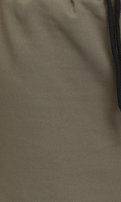 R208825 - Slip On Solid Casual Shorts - Dark Olive