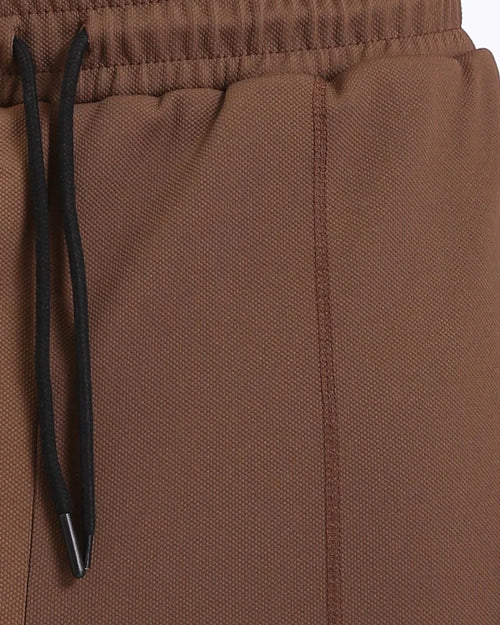 Ravin Men's Tobacco Brown Pintuck Straight-Leg Streetwear Joggers - R208837