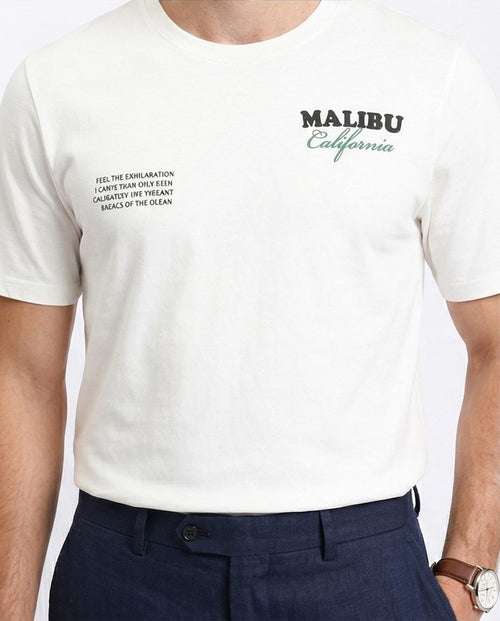 Ravin Malibu Vibe Graphic Tee – White - R208968