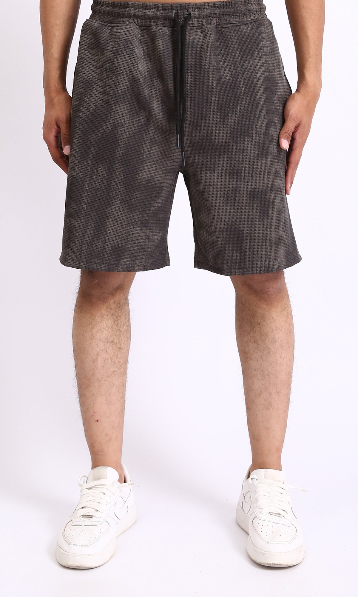 Patterned Slip On Summer Shorts - Multicolor