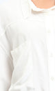 R209115 - Solid shirt with Patched Pockets - Off-White