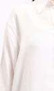 R209117 - Sold Buttoned Cotton Long Shirt - White