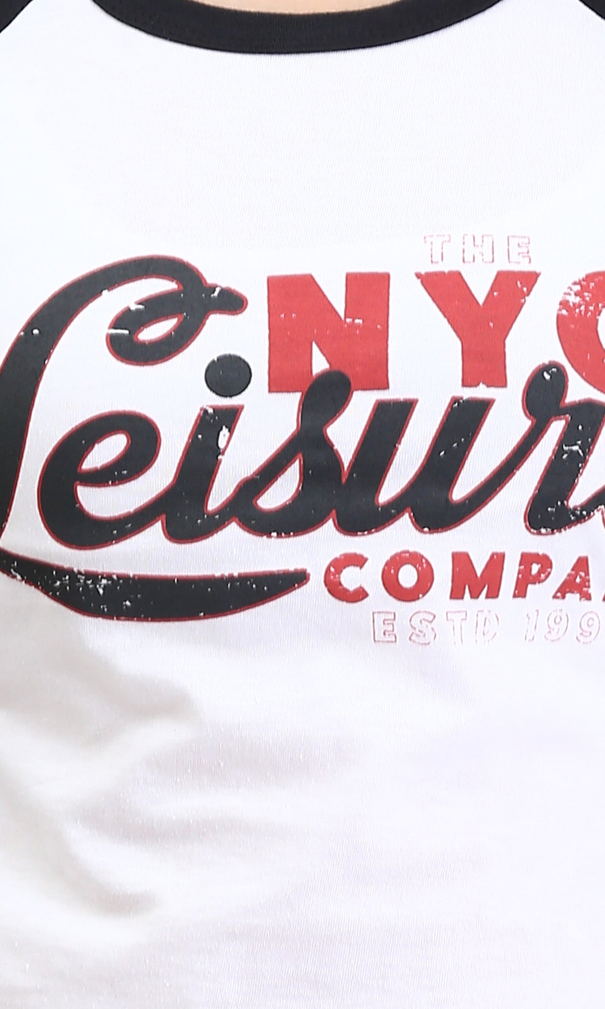 Product Title: Ravin Women's NYC Leisure Graphic Raglan Long Sleeve T-Shirt - Black/White - R209126