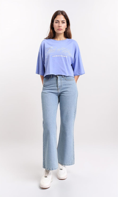 R209147 - "Find a Way" Relaxed Cotton Tee - Lavender