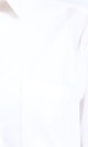 R209216 - Solid Long Shirt with Front Pocket - Off-White