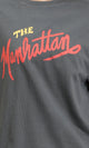 R209222 - "The Manhattan" Slip On Cotton Tee - Dark Grey