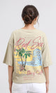 R209227 - Comfy Relaxed Cotton Tee - Dark Beige