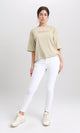 R209227 - Comfy Relaxed Cotton Tee - Dark Beige