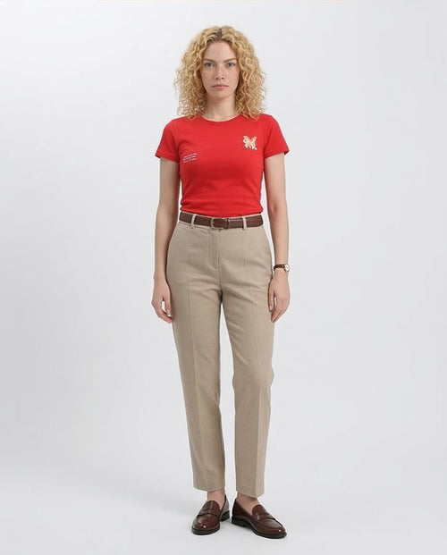 Ravin Women’s Butterfly Graphic T-Shirt - "Rise on the Wings of Your Dreams" - Red - R209228