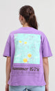 R209261 - "1972" Cotton Slip On Tee - Light Purple