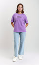 R209261 - "1972" Cotton Slip On Tee - Light Purple