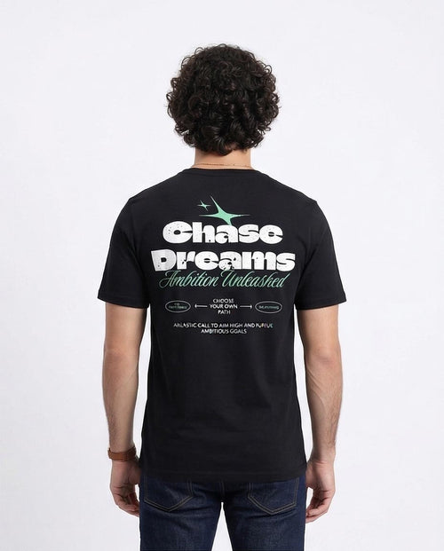 Ravin "Chase Dreams" Graphic Tee – Elevated Street Edition Black - R209358