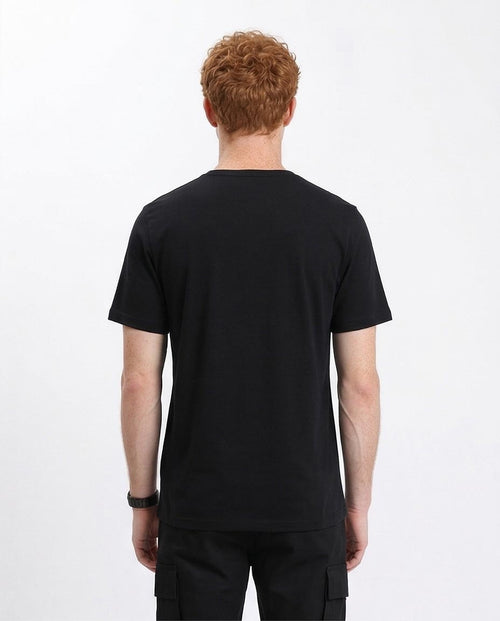 RAVIN Men’s "Always Look Behind" Graphic T-Shirt – Elevated Street Collection - Black - R209364