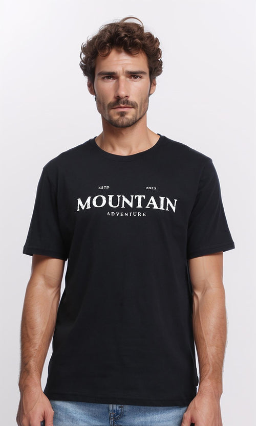 R209366 - "Mountain" Short Sleeves Summer - Black