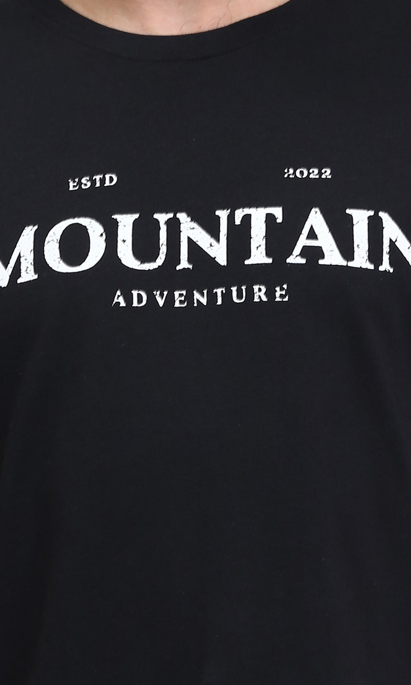 R209366 - "Mountain" Short Sleeves Summer - Black