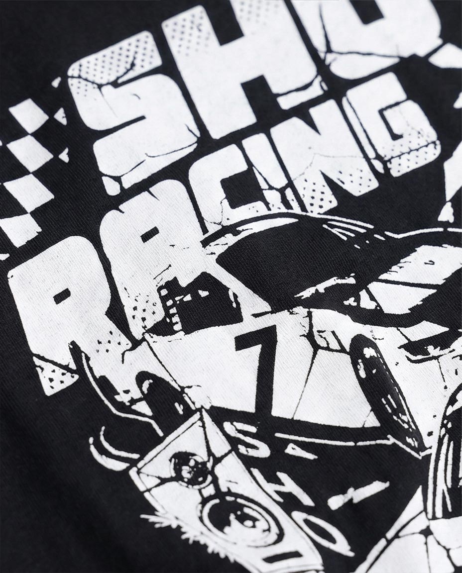 RAVIN Men's "The Speed of Sound" SHO Racing Graphic T-Shirt - Black - R209372