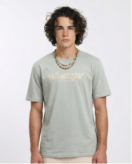 Men's Sage Graphic "wanogor" Crewneck T-Shirt