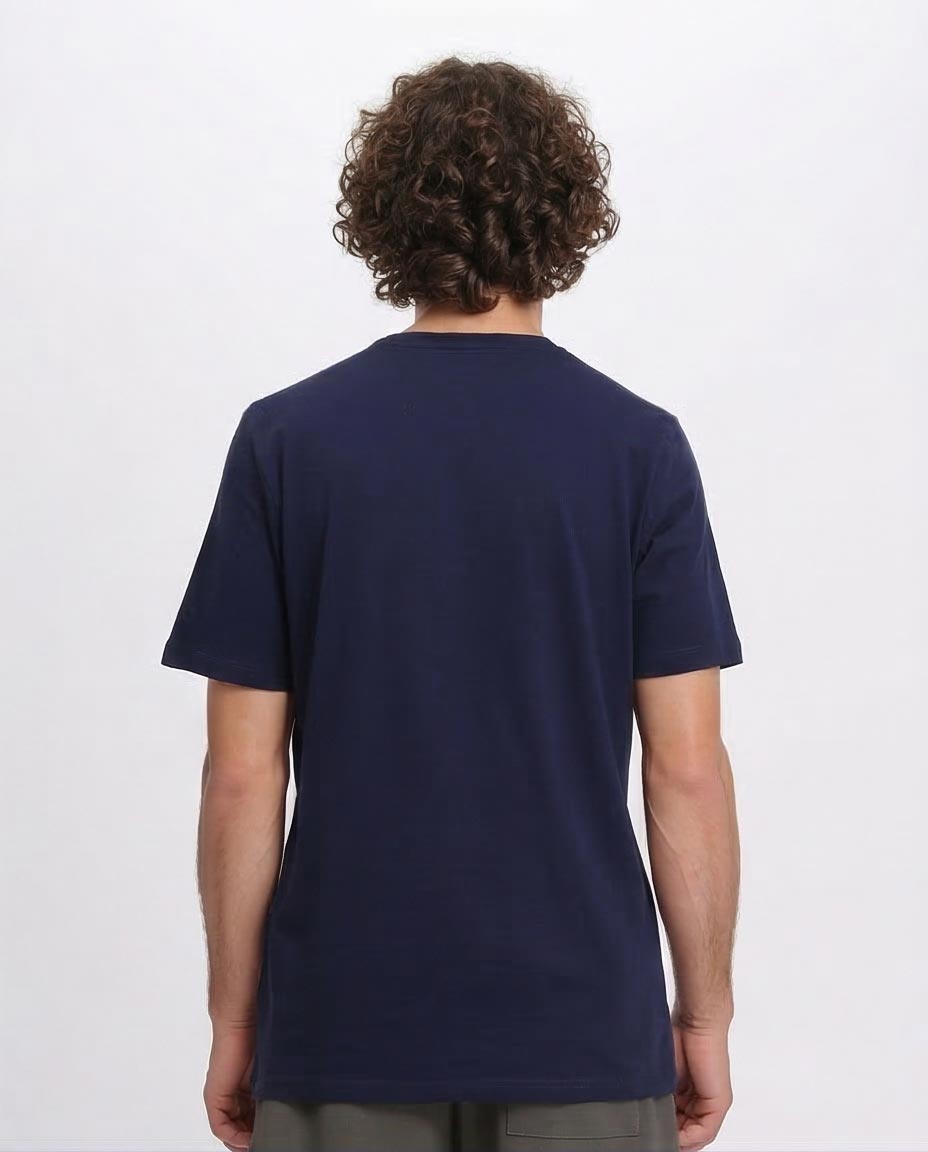 Ravin Men's Navy "Staidness" Graphic T-Shirt - 100% Premium Cotton - R209386