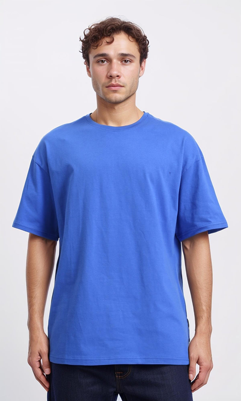 R209408 - Crew Neck Slip On Basic Tee - Blue