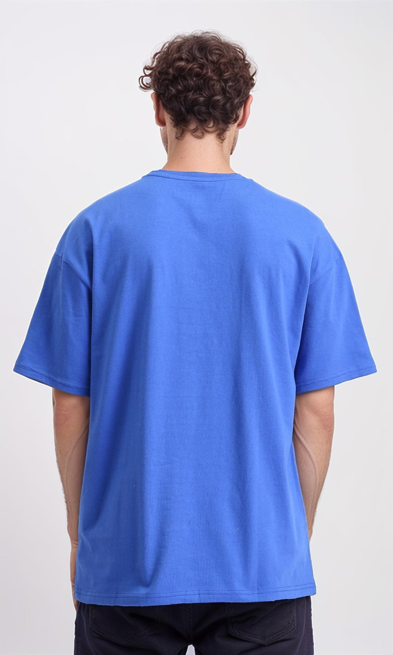 R209408 - Crew Neck Slip On Basic Tee - Blue