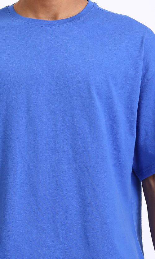 R209408 - Crew Neck Slip On Basic Tee - Blue