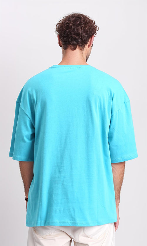 R209420 - Crew Neck Slip On Basic Tee - Sky Blue