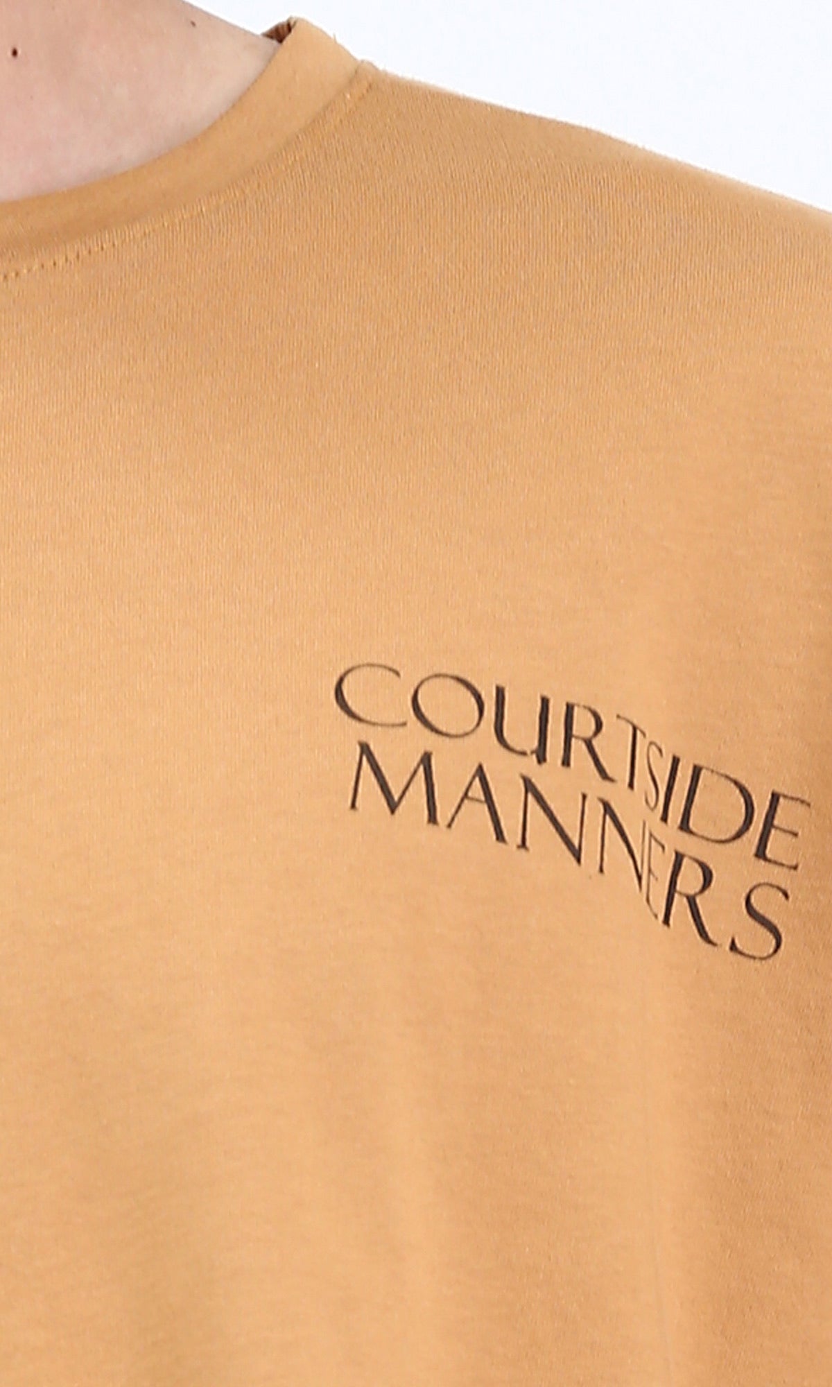 Ravin | Courtside Manners Oversized T-Shirt in Ochre - R209422