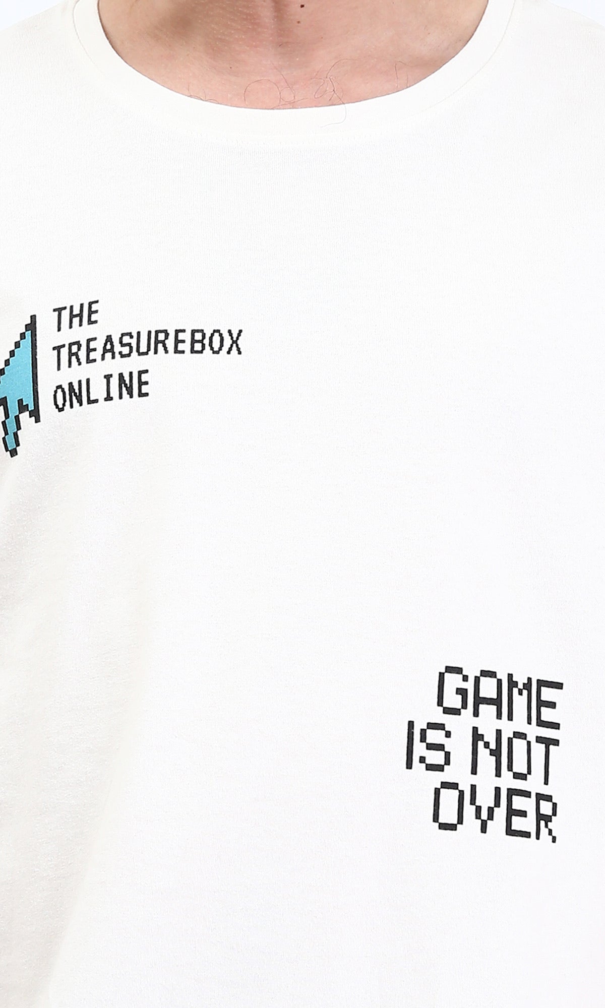 Ravin Pixel-Art "Legendary" Graphic Tee – White - R209424