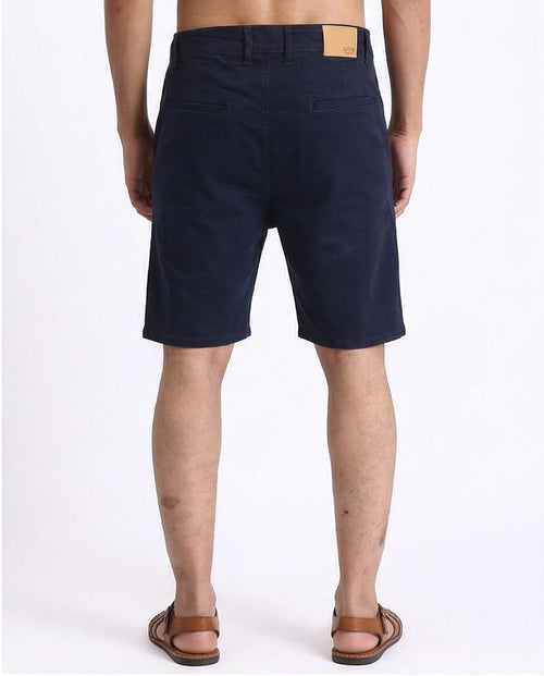 Ravin Men’s Tailored Navy Chino Shorts – Slim Fit Casual Classic - R209460