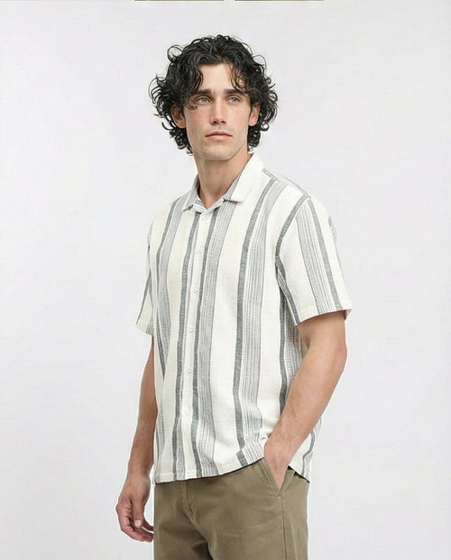 R209806 - Solid Wide Leg Casual Pants - Khaki