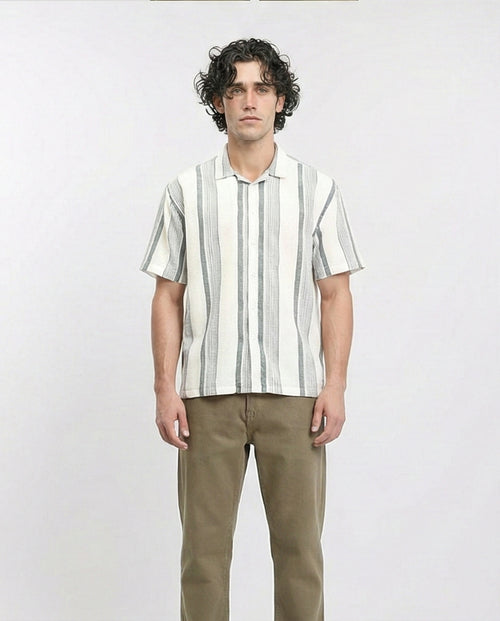 R209806 - Solid Wide Leg Casual Pants - Khaki