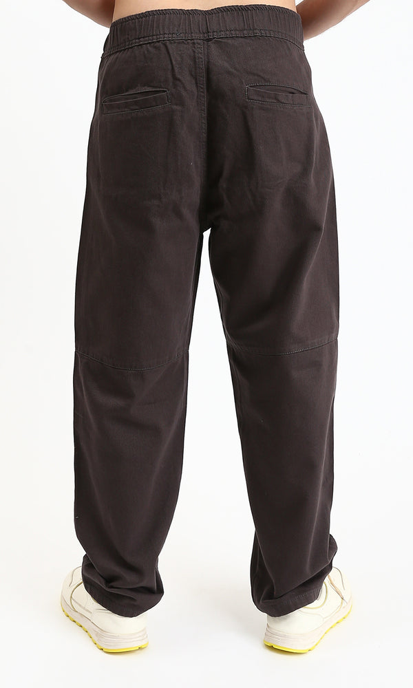 R209807 - Straight Fit Jeans with Pockets - Dark Grey