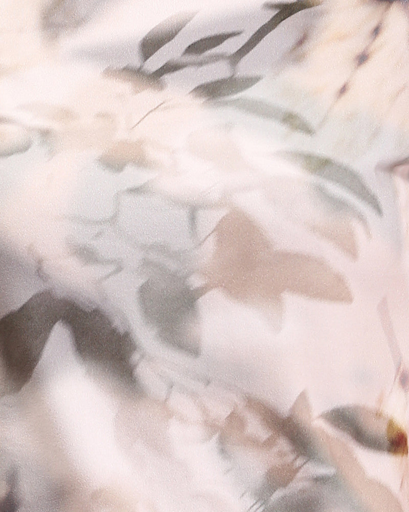 Ravin Women’s Abstract Botanical Print Crew Neck T-Shirt – Sand & Sage - R209829