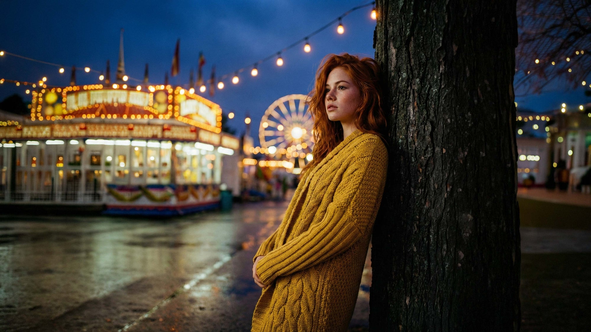 R209883 - Open Neckline Regular Fit Cardigan - Mustard